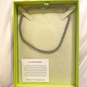 Ross Simons Byzantine sterling silver necklace